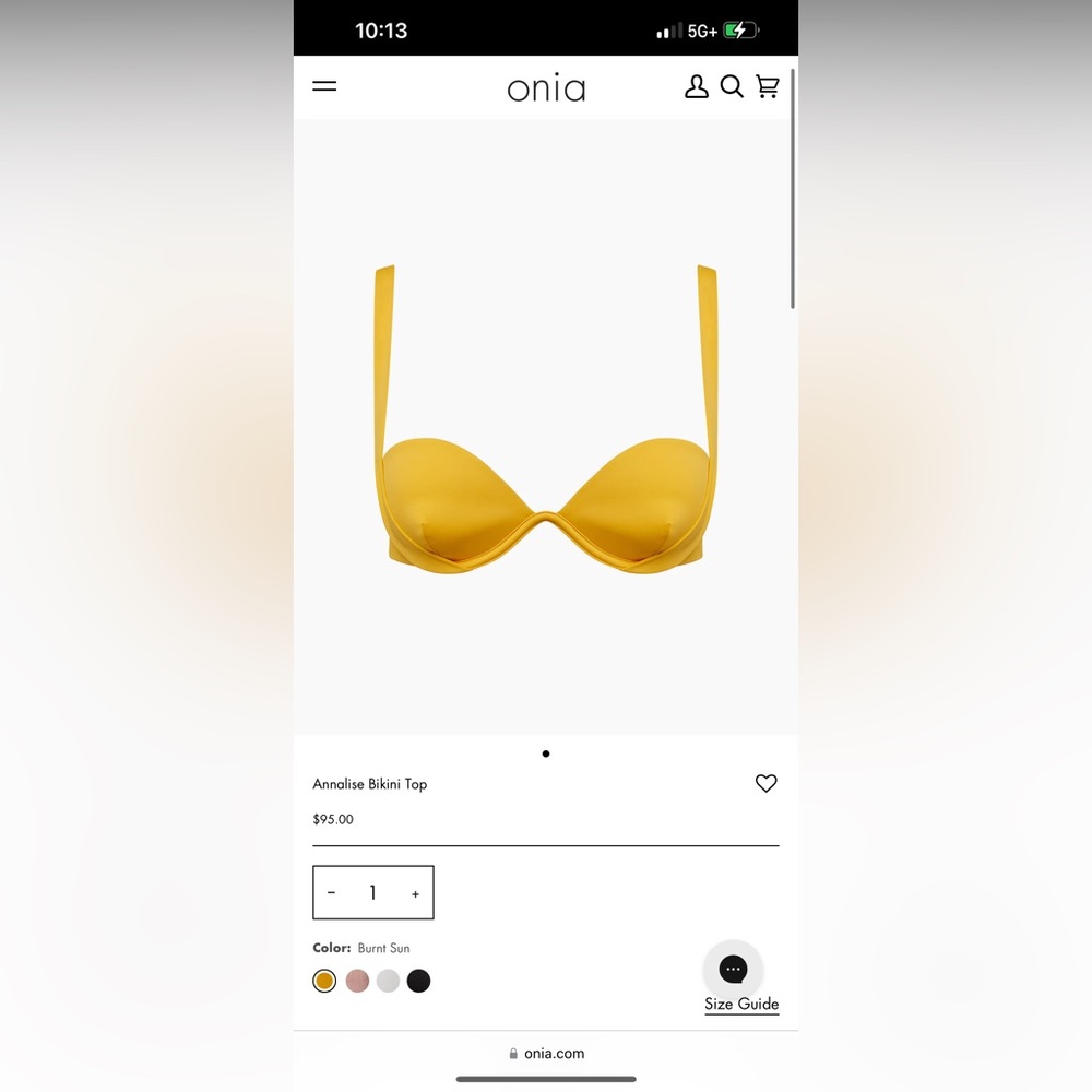 Annalise Bikini Top | Burnt Sun